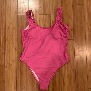 Pink Cupshe one piece swimsuit